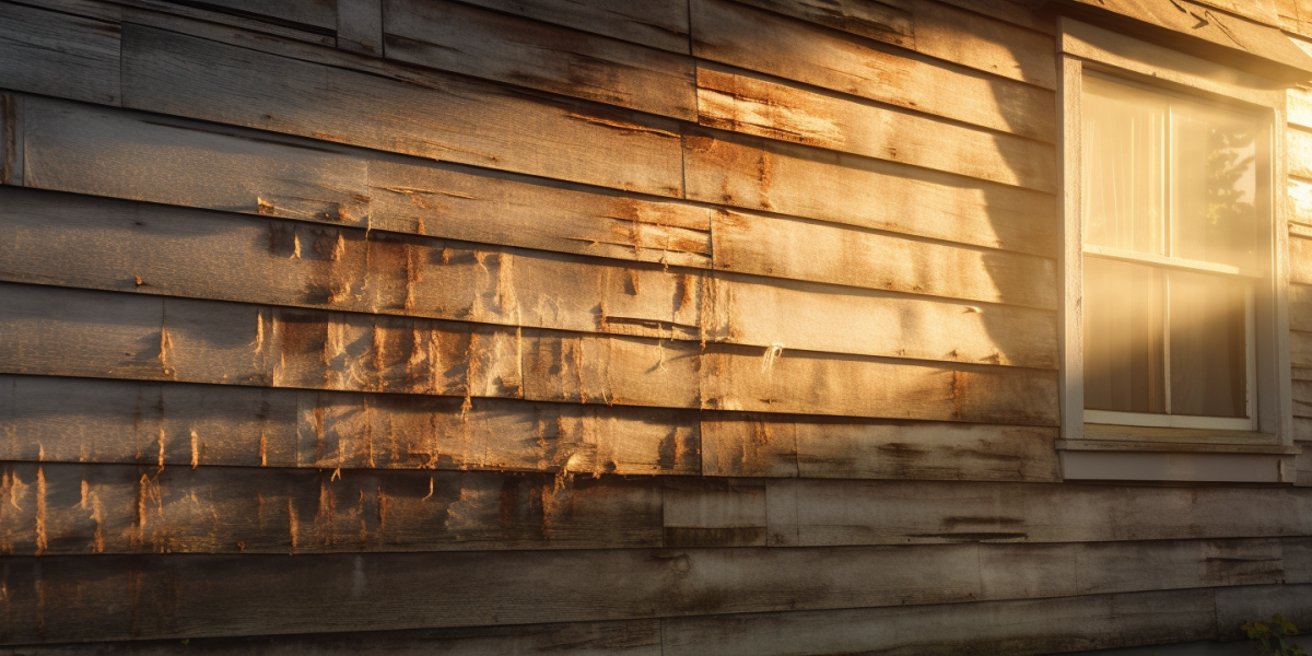 Sun and Salt Damaged T111 Siding Rogall Cambria